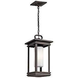 Image2 of Kichler South Hope 19"H Rubbed Bronze Outdoor Hanging Light