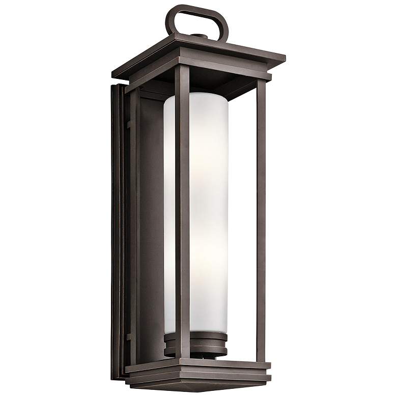 Image 2 Kichler South Hope 28" High Rubbed Bronze Outdoor Wall Light