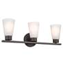 4_Kichler Stamos 22 1/4" Wide Olde Bronze 3-Light Bath Light more views