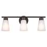 6_Kichler Stamos 22 1/4" Wide Olde Bronze 3-Light Bath Light more views