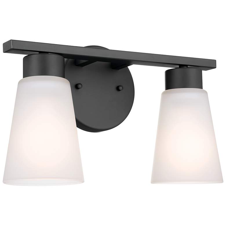 Image 2 Kichler Stamos Black Bath 2Lt