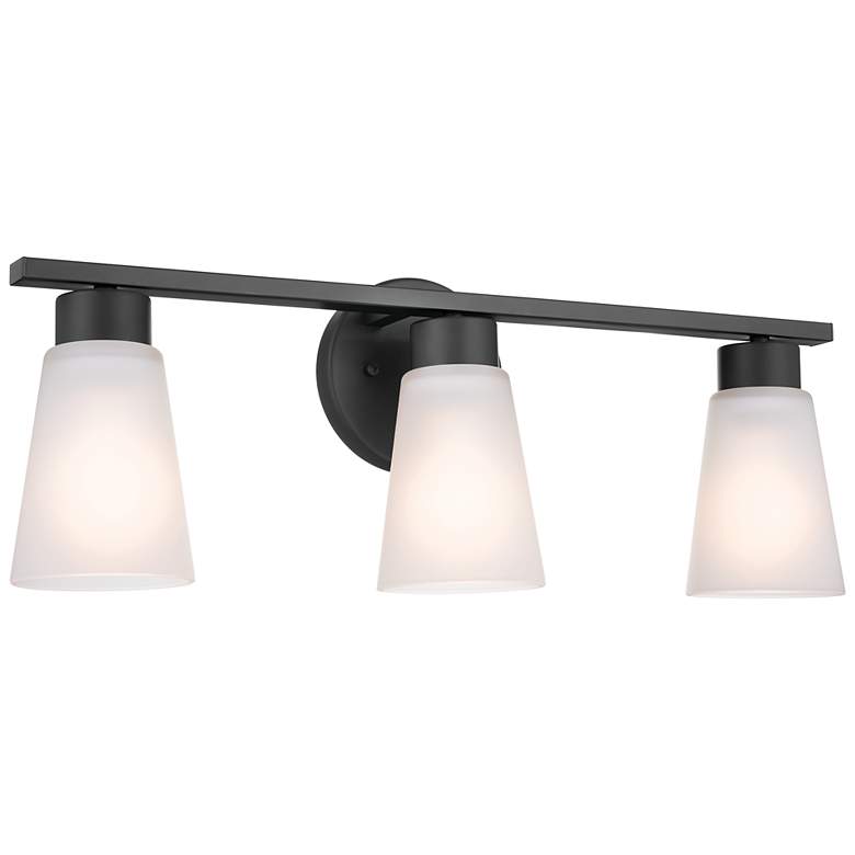 Image 3 Kichler Stamos Black Bath 3Lt