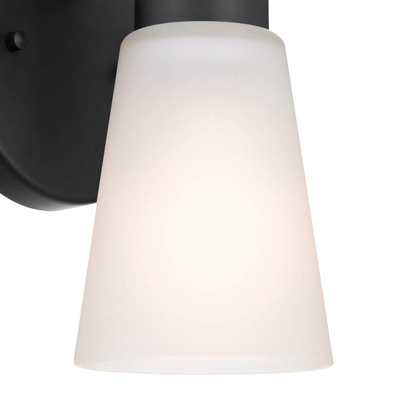 Image 3 Kichler Stamos Black Wall Sconce 1Lt more views