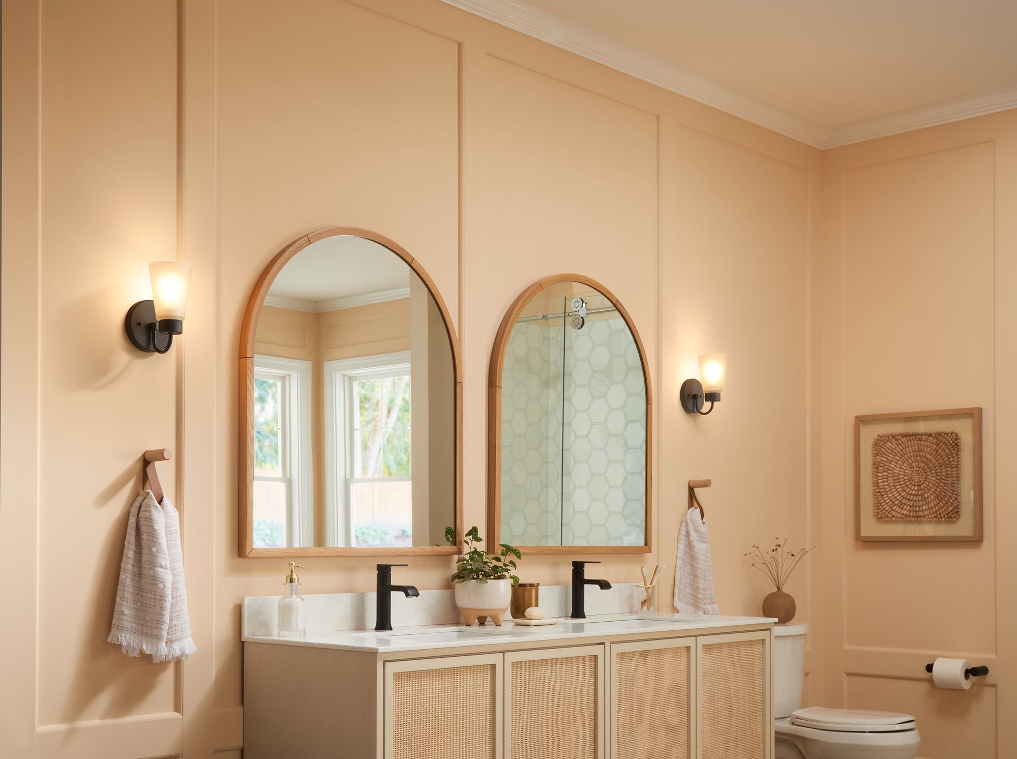 Kichler Stamos Black Wall Sconce 1Lt