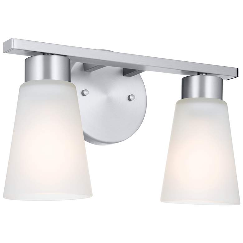 Image 2 Kichler Stamos Brushed Nickel Bath 2Lt