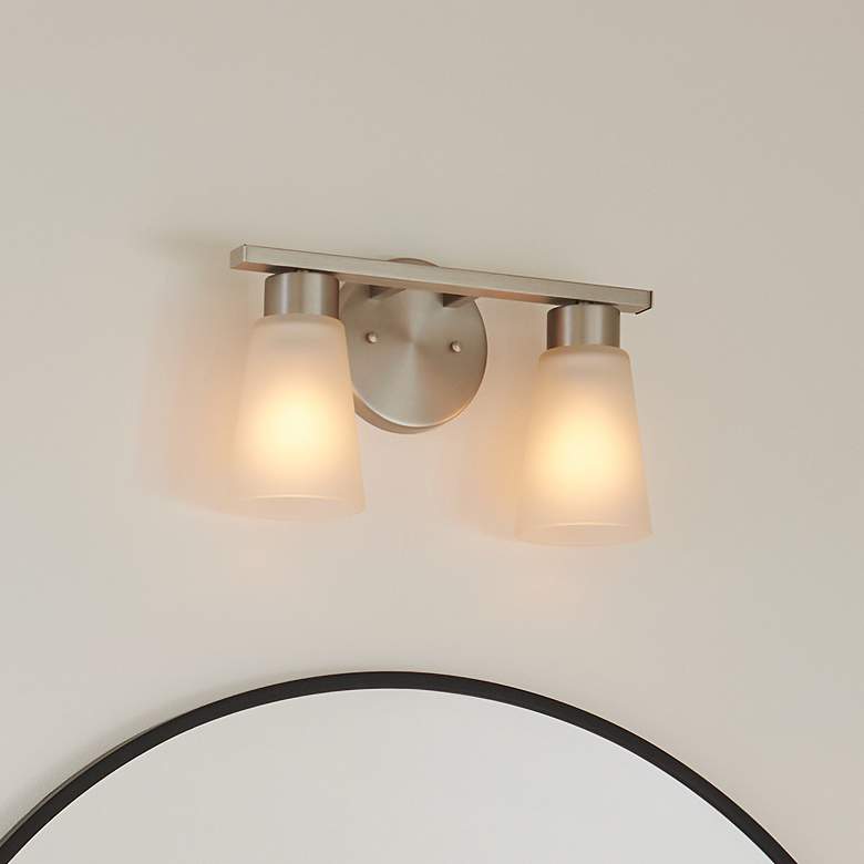 Image 1 Kichler Stamos Brushed Nickel Bath 2Lt