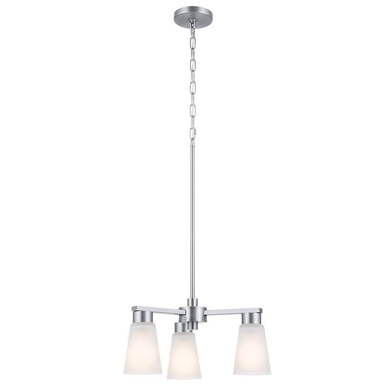 Image 4 Kichler Stamos Brushed Nickel Chandelier 3Lt more views