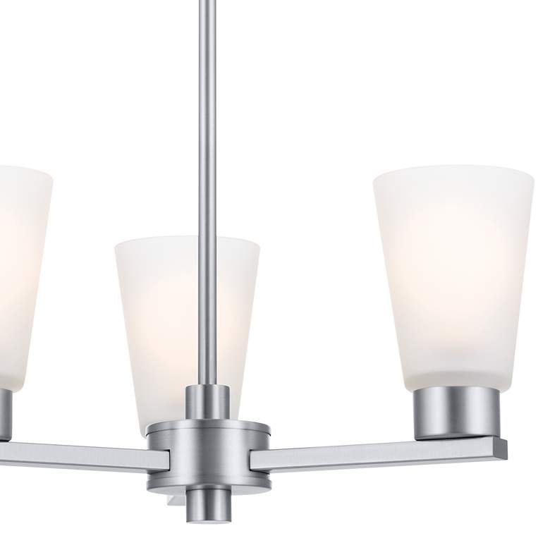 Image 5 Kichler Stamos Brushed Nickel Chandelier 3Lt more views
