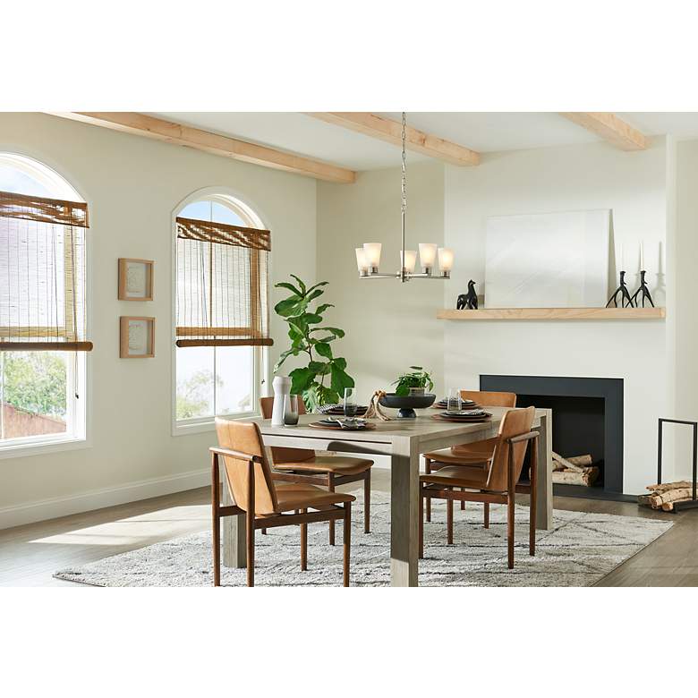Image 7 Kichler Stamos Brushed Nickel Chandelier 5Lt more views