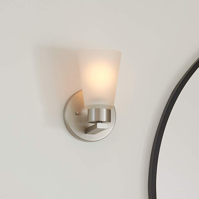 Image 1 Kichler Stamos Brushed Nickel Wall Sconce 1Lt