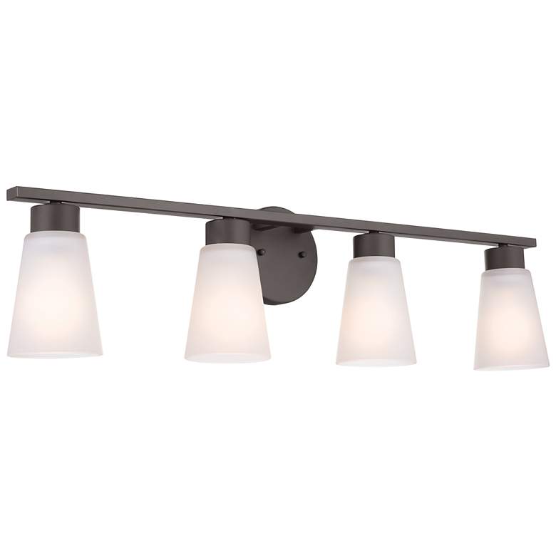 Image 2 Kichler Stamos Olde Bronze Bath 4Lt