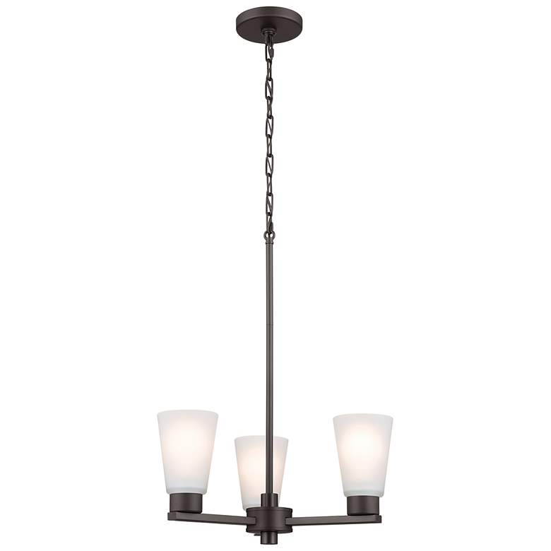Image 2 Kichler Stamos Olde Bronze Chandelier 3Lt