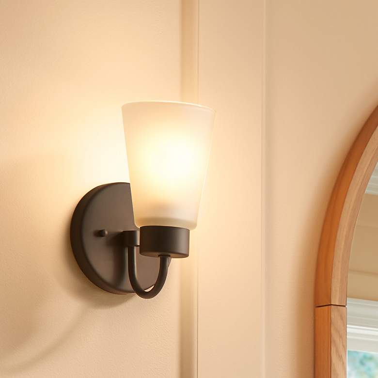 Image 1 Kichler Stamos Olde Bronze Wall Sconce 1Lt