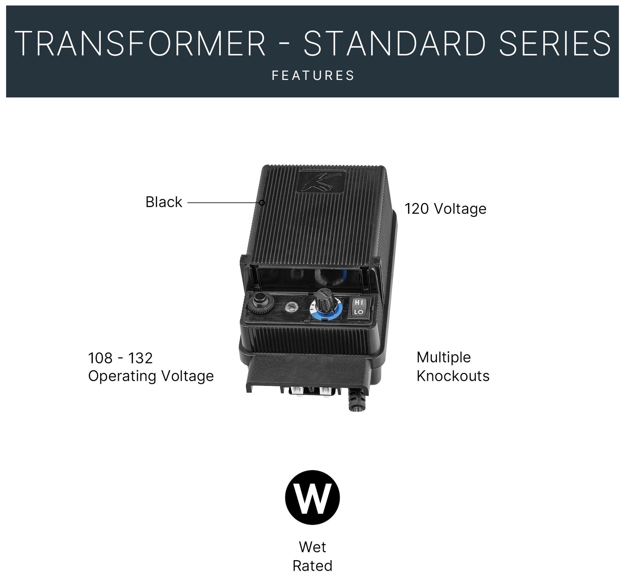 Image 4 Kichler Standard Series Black 60-Watt Transformer more views