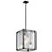 Kichler Steel 18" Wide Distressed Black Foyer Pendant Light