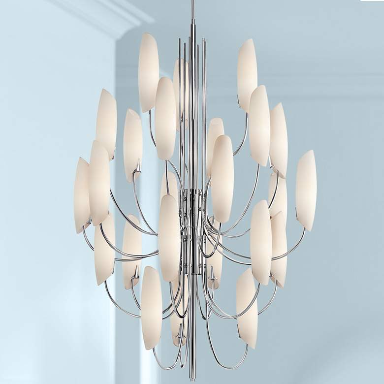 Image 1 Kichler Stella 36" Wide 24-Light Chrome Chandelier