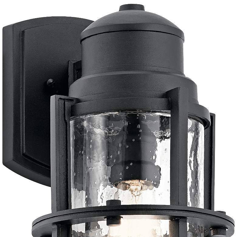 Image 2 Kichler Suri 15 1/2" High Textured Black Outdoor Wall Light more views