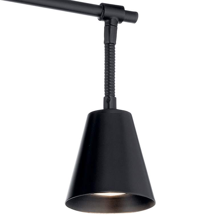 Image 2 Kichler Sylvia 4-Light Black Track Fixture more views