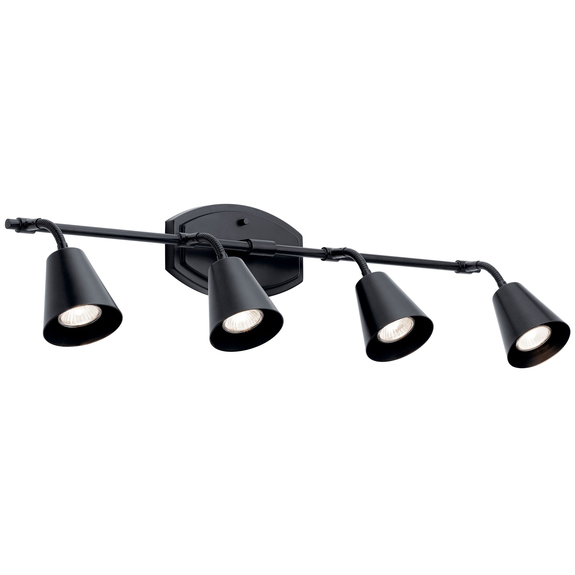 Image 5 Kichler Sylvia 4-Light Black Track Fixture more views