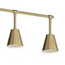 2_Kichler Sylvia 45" Wide 6-Light Brushed Brass Track Ceiling Light more views