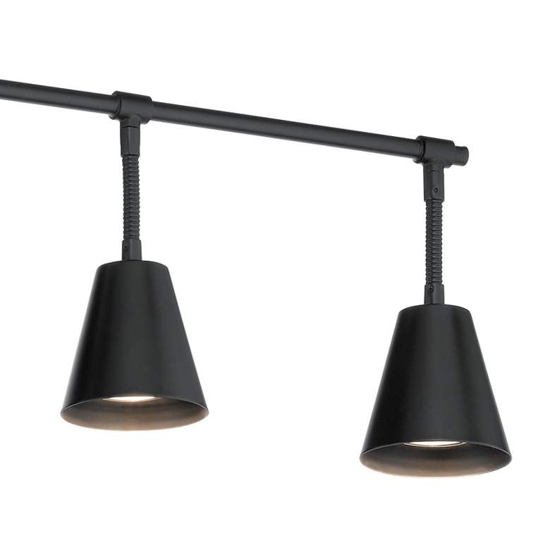 Image 2 Kichler Sylvia 6-Light Black Track Fixture more views