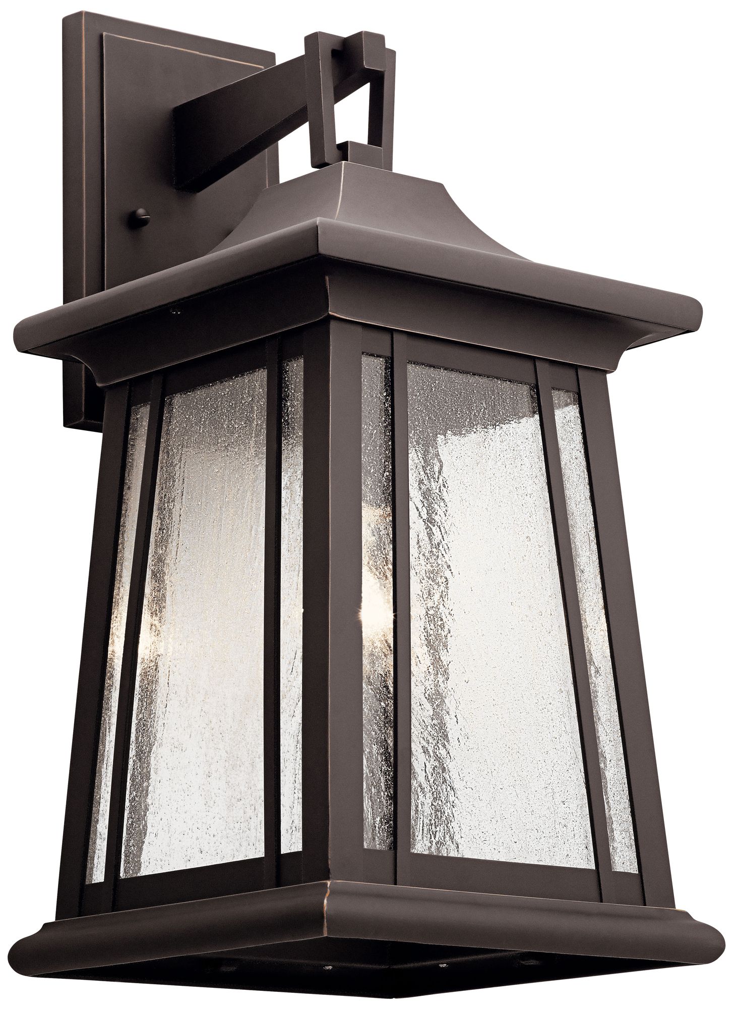 Kichler Taden 20 3/4" High Rubbed Bronze Outdoor Wall Light - #76D72 ...