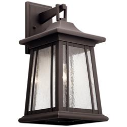 Kichler Taden 20 3/4" High Rubbed Bronze Outdoor Wall Light