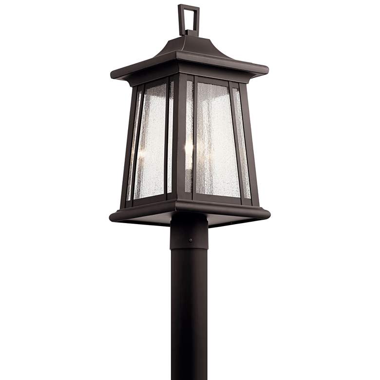 Image 1 Kichler Taden 21 1/2" High Rubbed Bronze Outdoor Post Light