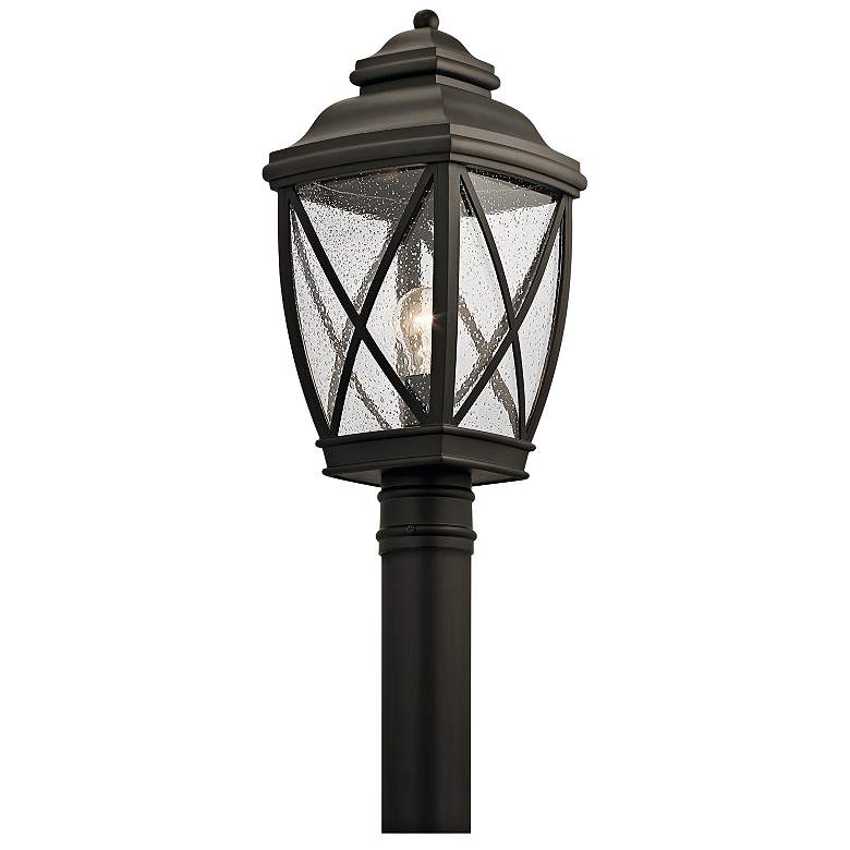 Image 2 Kichler Tangier 19 3/4 inch High Olde Bronze Outdoor Post Light