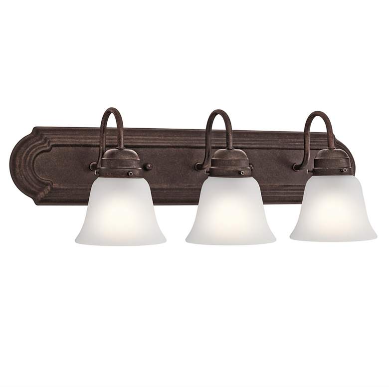 Image 1 Kichler Tannery 24" Wide Tannery Bronze 3-Light Bath Light