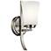 Kichler Tao 12 1/2" High Brushed Nickel Wall Sconce