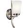 Kichler Tao 12 1/2" High Brushed Nickel Wall Sconce