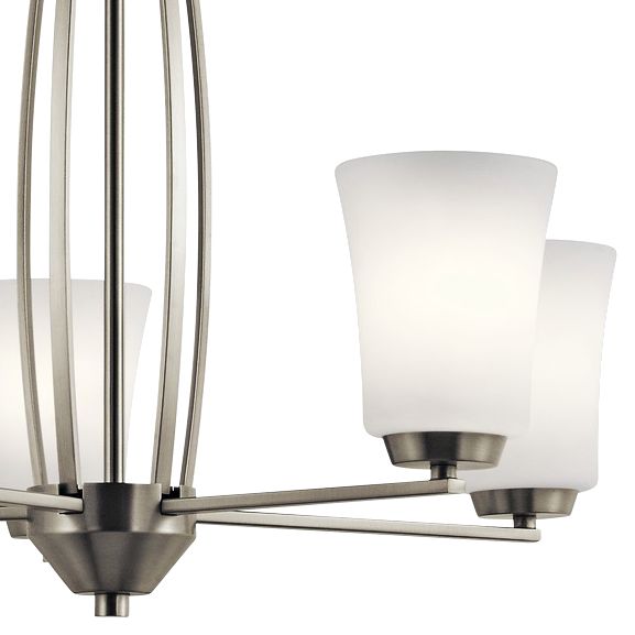 Image 2 Kichler Tao 25 1/4" Wide Brushed Nickel 5-Light Chandelier more views