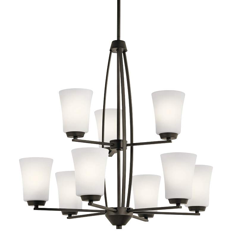 Image 1 Kichler Tao 26 1/2" Wide Oiled Bronze 9-Light Chandelier