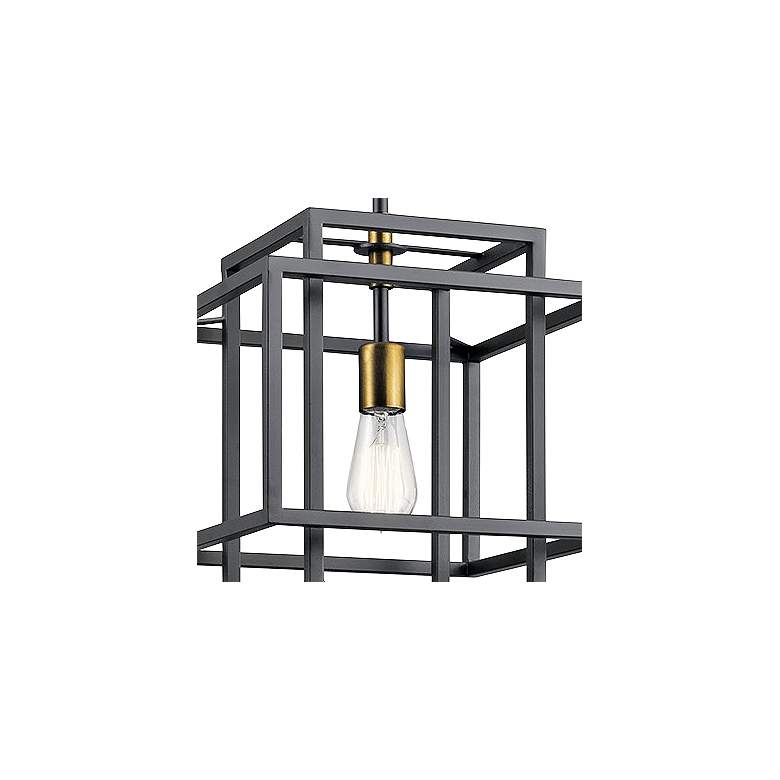 Image 2 Kichler Taubert 12" Wide Black Mini Pendant more views