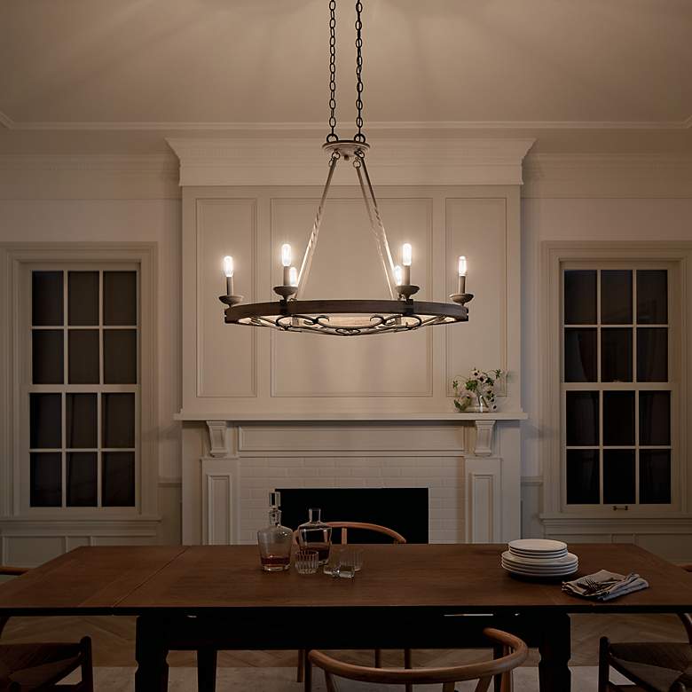 Image 6 Kichler Taulbee Oval Chandelier/Pendant 6 Light more views