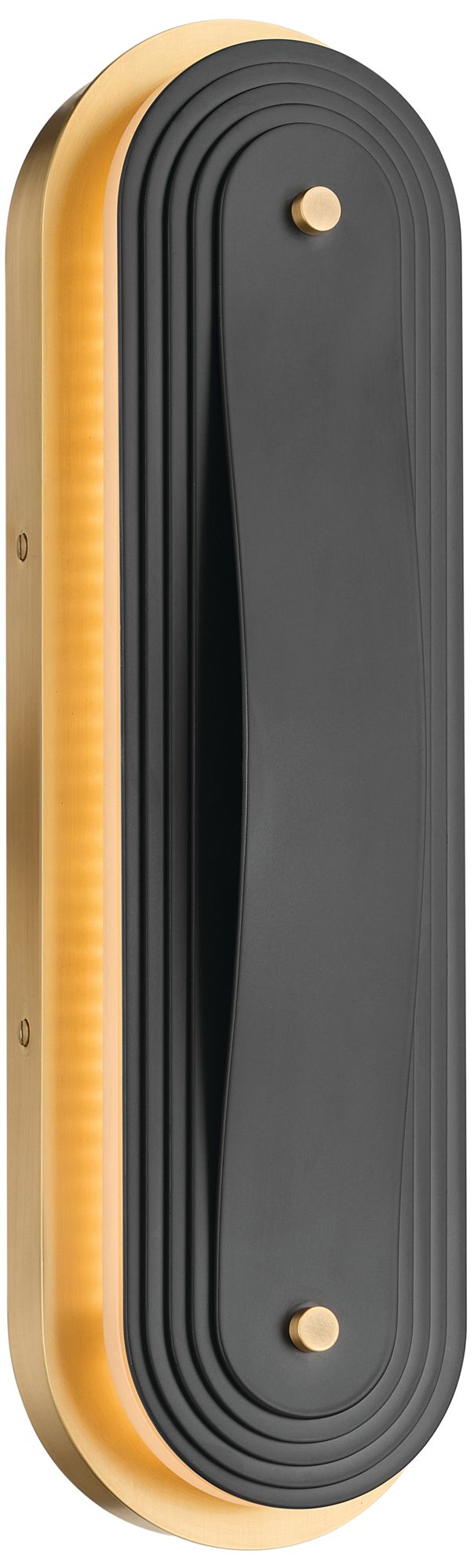 Kichler Tauri 17.5" Medium LED Wall Sconces in Lacquered Brass