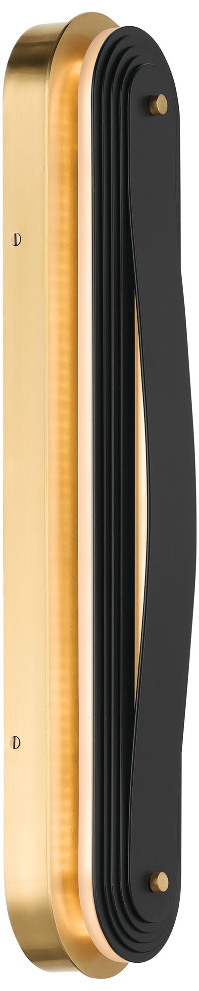 Image 6 Kichler Tauri 24.5" Medium LED Wall Sconces in Lacquered Brass more views