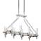 Kichler Telan 36" White Washed Wood Kitchen Island Light Chandelier