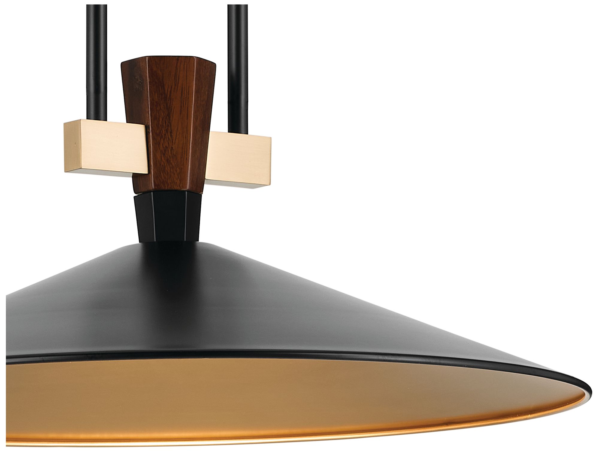Image 5 Kichler Tenon 20" 1-Light LED Pendant in Black more views