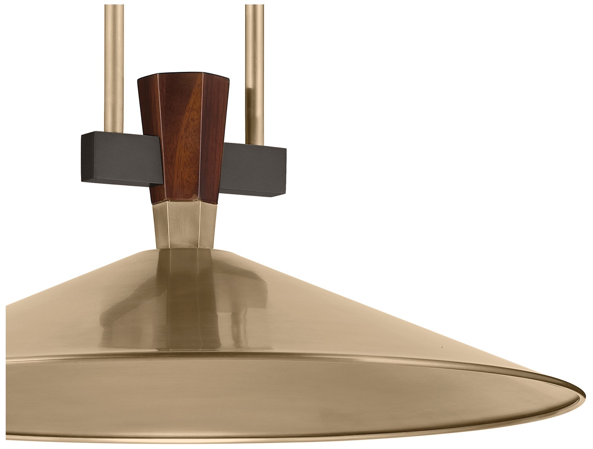 Image 5 Kichler Tenon 20" 1-Light LED Pendant in Champagne Bronze more views