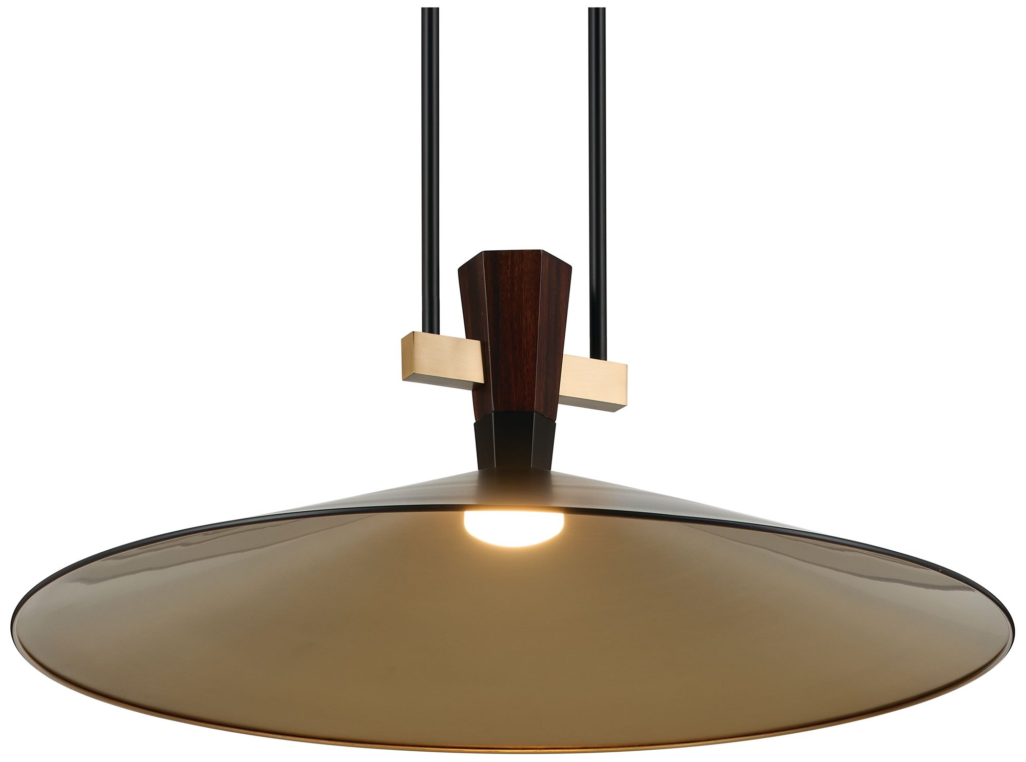 Image 4 Kichler Tenon 28" 1-Light LED Pendant in Black more views