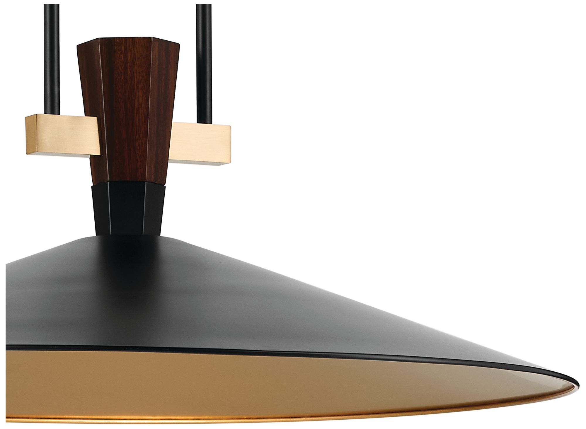 Image 5 Kichler Tenon 28" 1-Light LED Pendant in Black more views