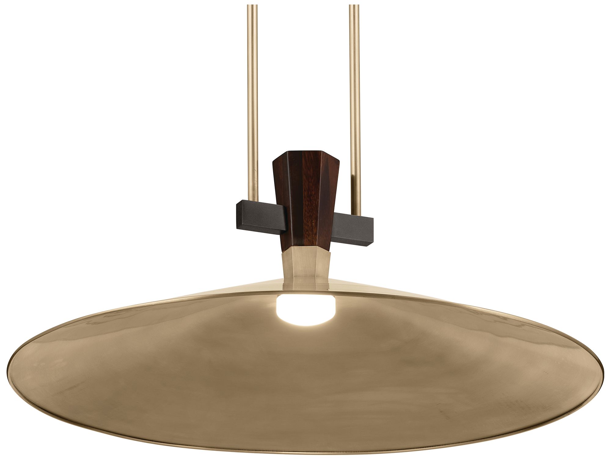 Image 4 Kichler Tenon 28" 1-Light LED Pendant in Champagne Bronze more views