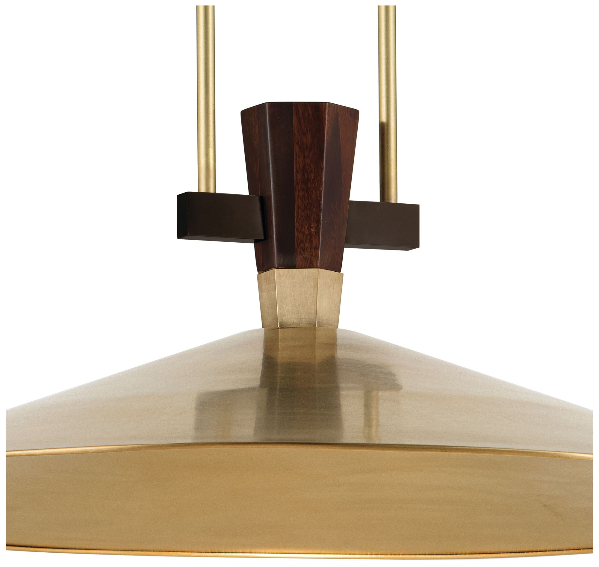 Image 7 Kichler Tenon 28" 1-Light LED Pendant in Lacquered Brass more views