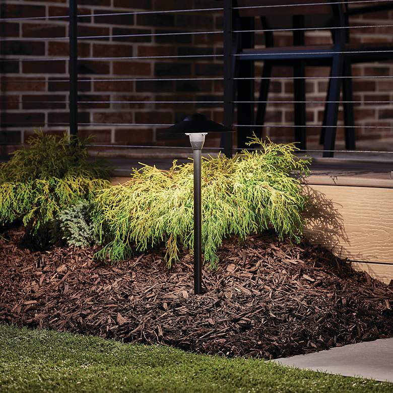 Image 6 Kichler Textured Black Landscape Path Light more views