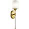 Kichler Theo 23 1/4" High Natural Brass Wall Sconce