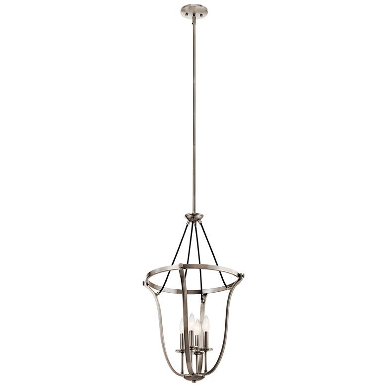 Image 2 Kichler Thisbe 17 1/2"W Classic Pewter 4-Light Foyer Pendant