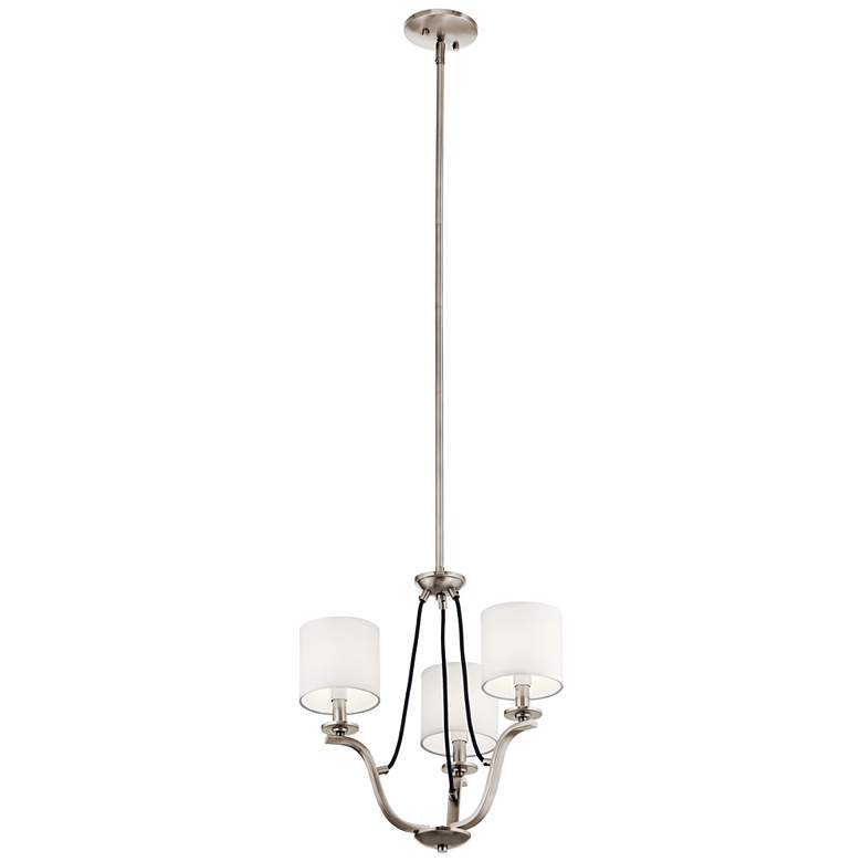 Image 2 Kichler Thisbe 18" Wide Classic Pewter 3-Light Chandelier