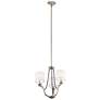 Kichler Thisbe 18" Wide Classic Pewter 3-Light Chandelier